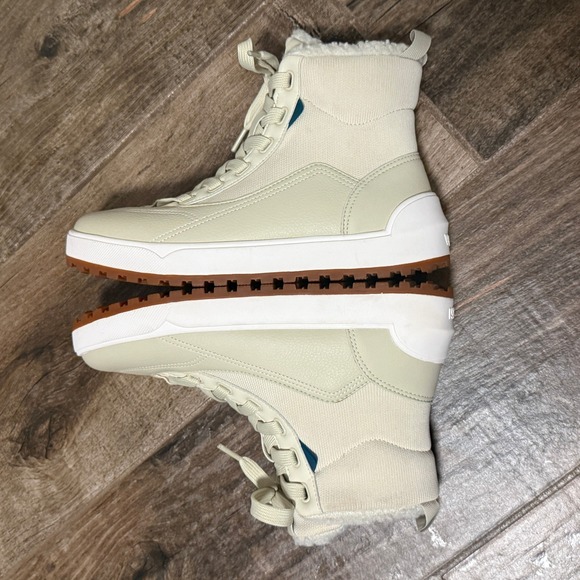 Vessi Cream Beige Women's Winter Rain Boots - Picture 9 of 12